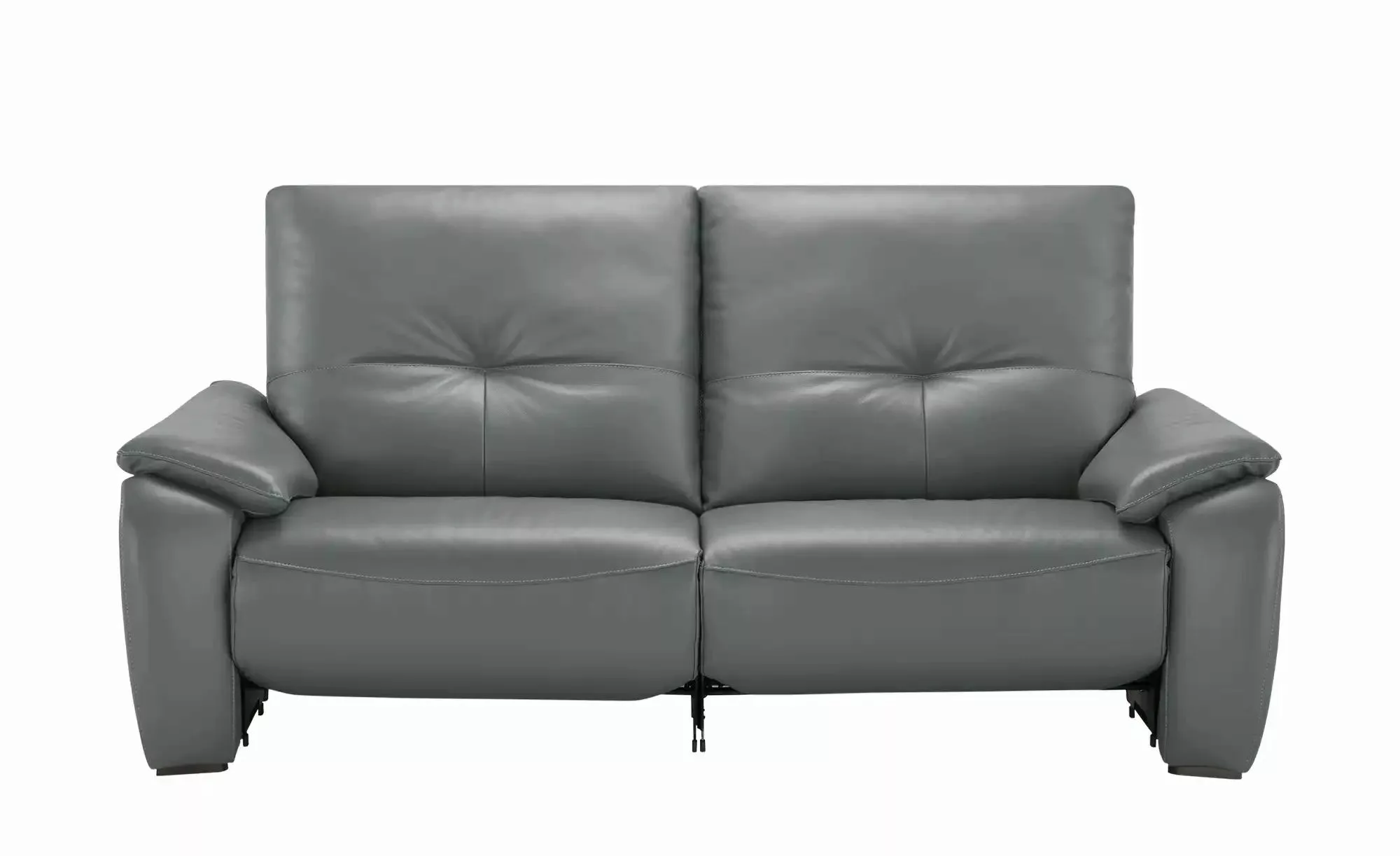 Wohnwert Sofa  aus Echtleder Halina ¦ grau ¦ Maße (cm): B: 205 H: 98 T: 98. günstig online kaufen