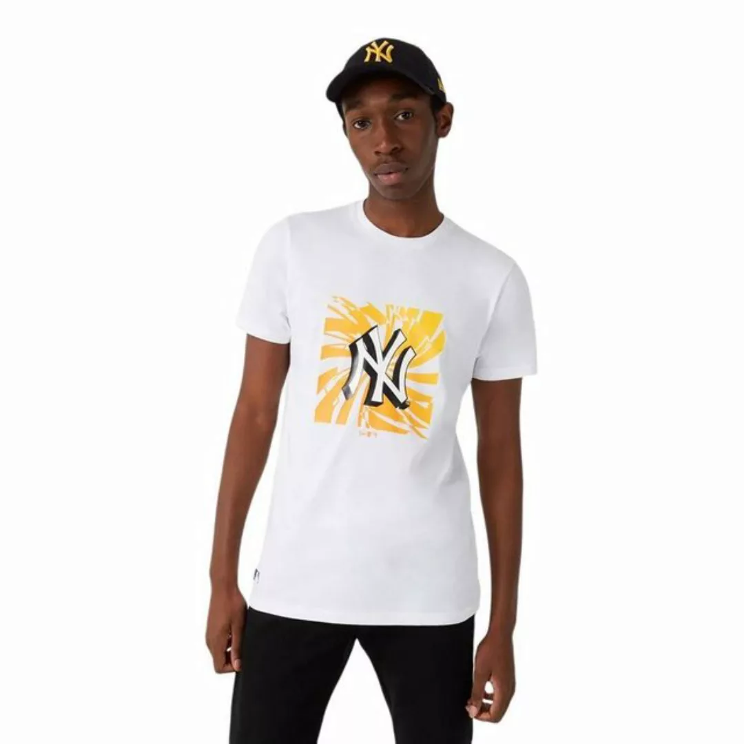 New Era T-Shirt T-Shirt New Era NEYYAN MLB Box Graphic, G M, F wht/yell günstig online kaufen