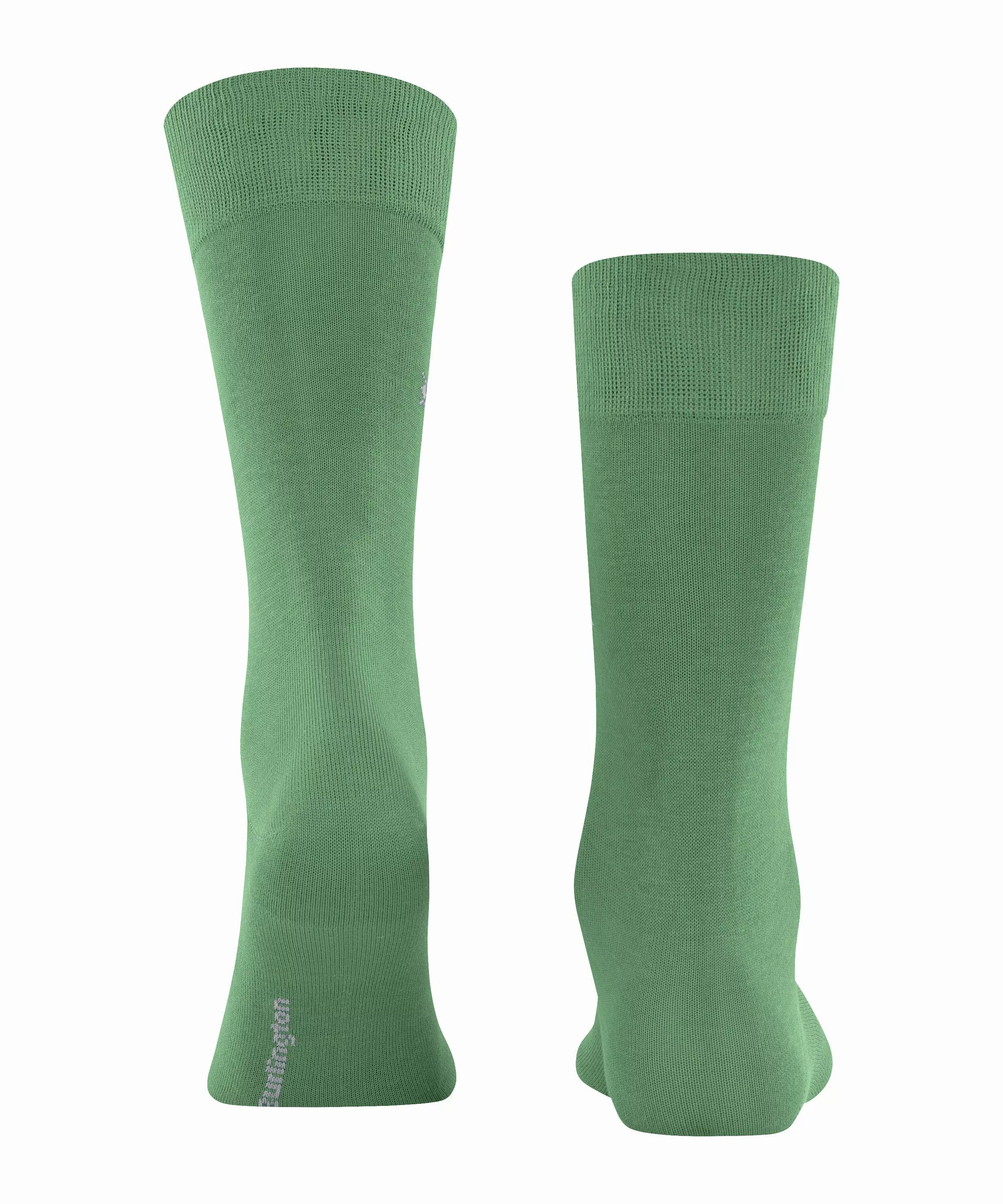 Burlington Dublin Herren Socken, 40-46, Grün, Uni, Baumwolle, 21015-774802 günstig online kaufen