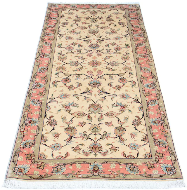 morgenland Orientteppich »Perser - Täbriz - Royal - 200 x 77 cm - beige«, r günstig online kaufen