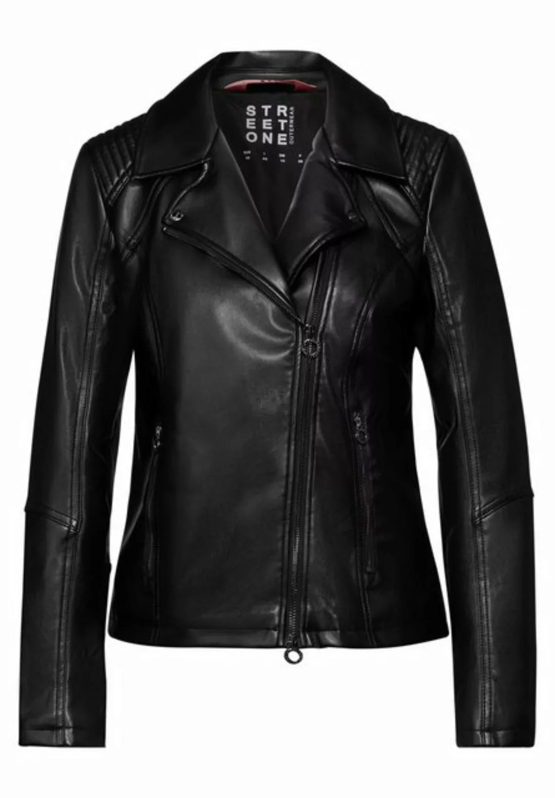 STREET ONE Bikerjacke mit Reverskragen günstig online kaufen