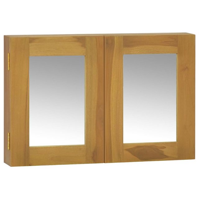 vidaXL Spiegelschrank Badspiegel Spiegelschrank 60x10x40 cm Massivholz Teak günstig online kaufen