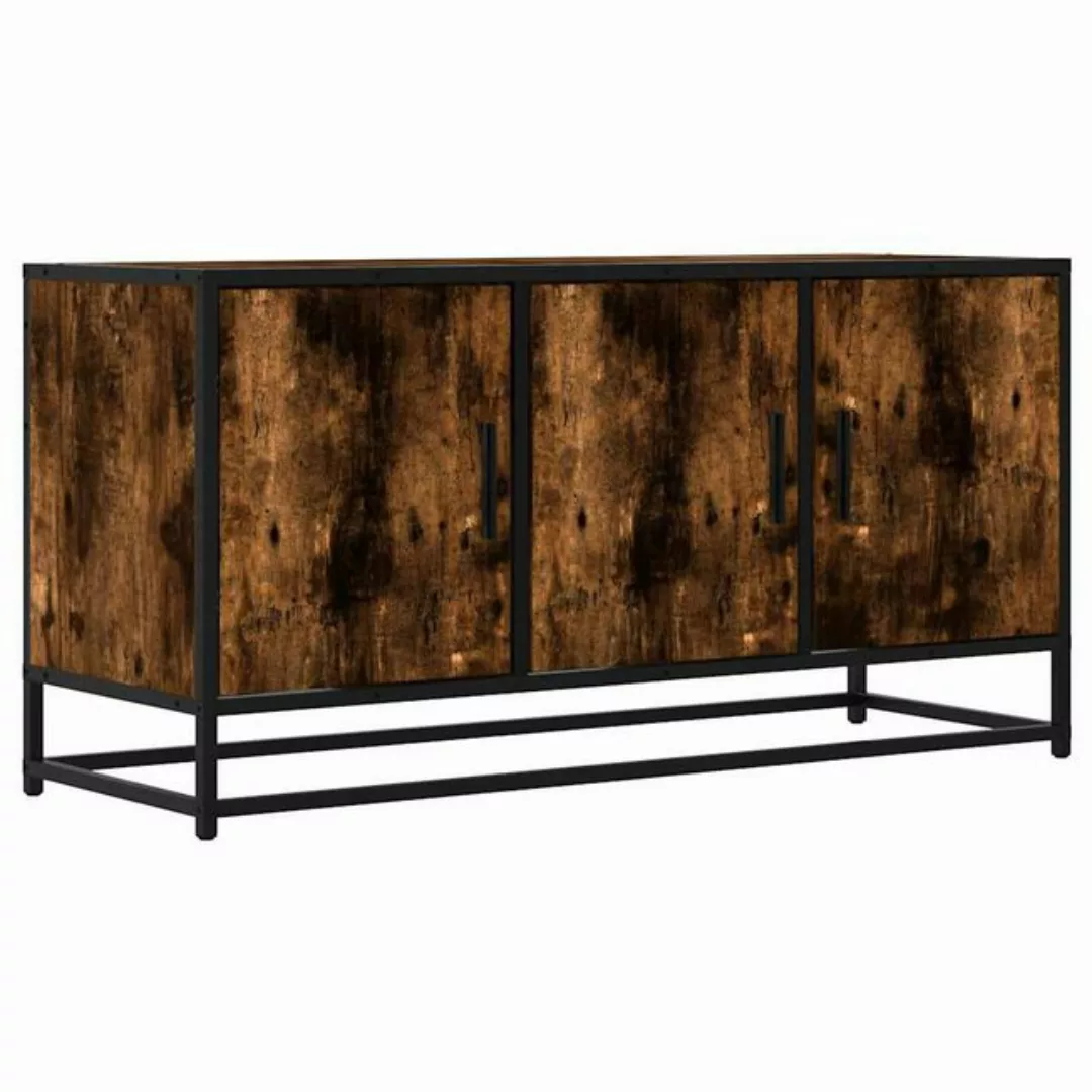 vidaXL TV-Schrank TV-Schrank Räuchereiche 100x35x50 cm Holzwerkstoff und Me günstig online kaufen