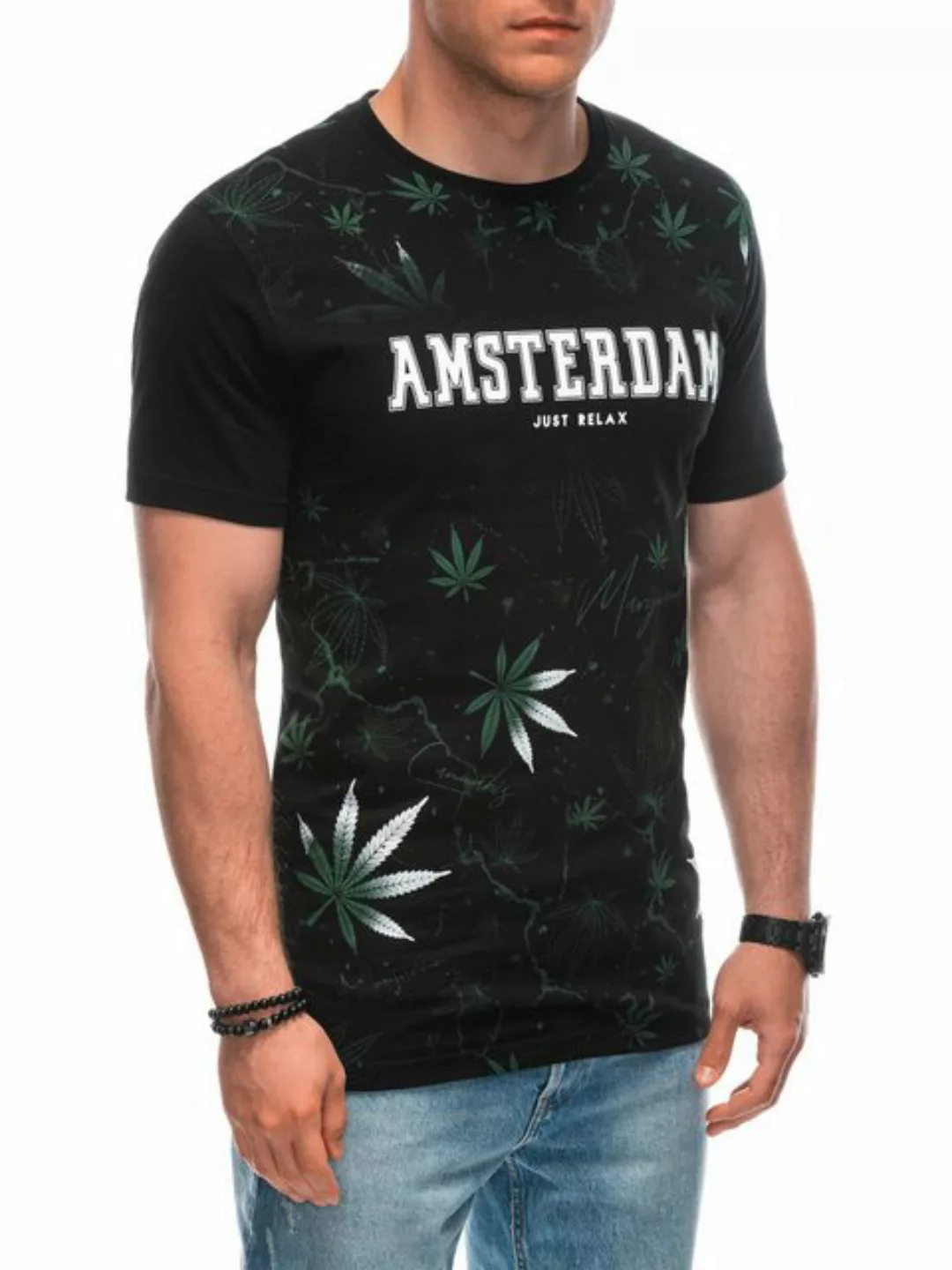 Edoti Print-Shirt T-Shirt Regular Fit günstig online kaufen