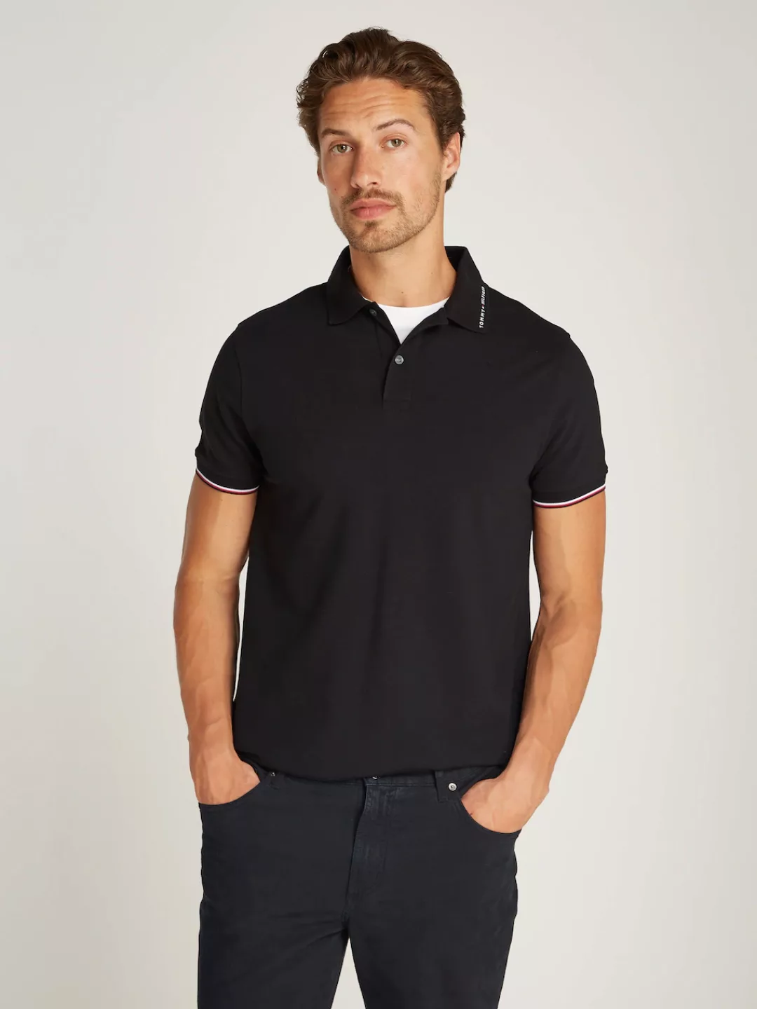 Tommy Hilfiger Poloshirt "TOMMY FLAG TIPPED REG POLO" günstig online kaufen