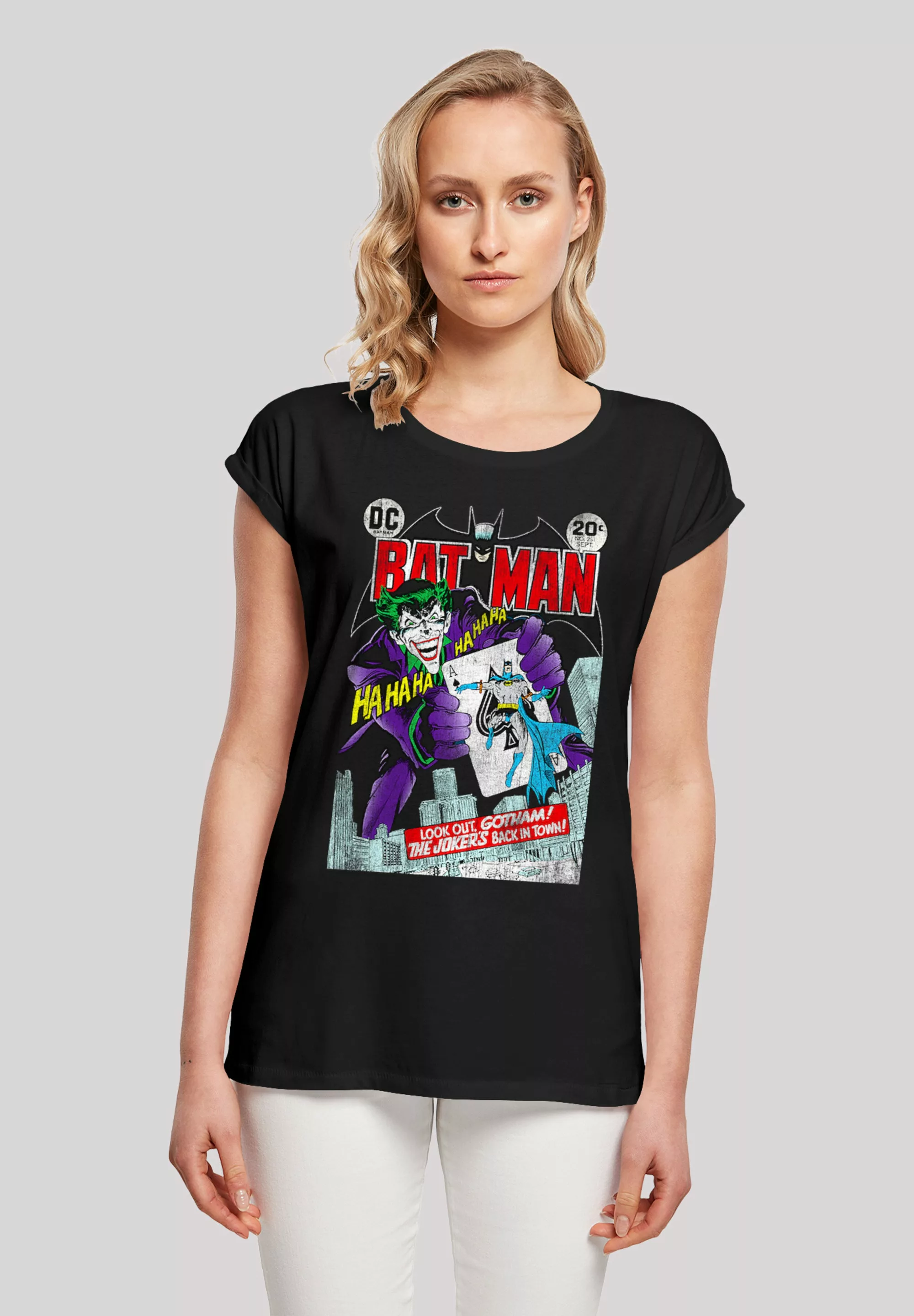 F4NT4STIC T-Shirt "DC Comics Batman Joker Playing Card Cover", Print günstig online kaufen