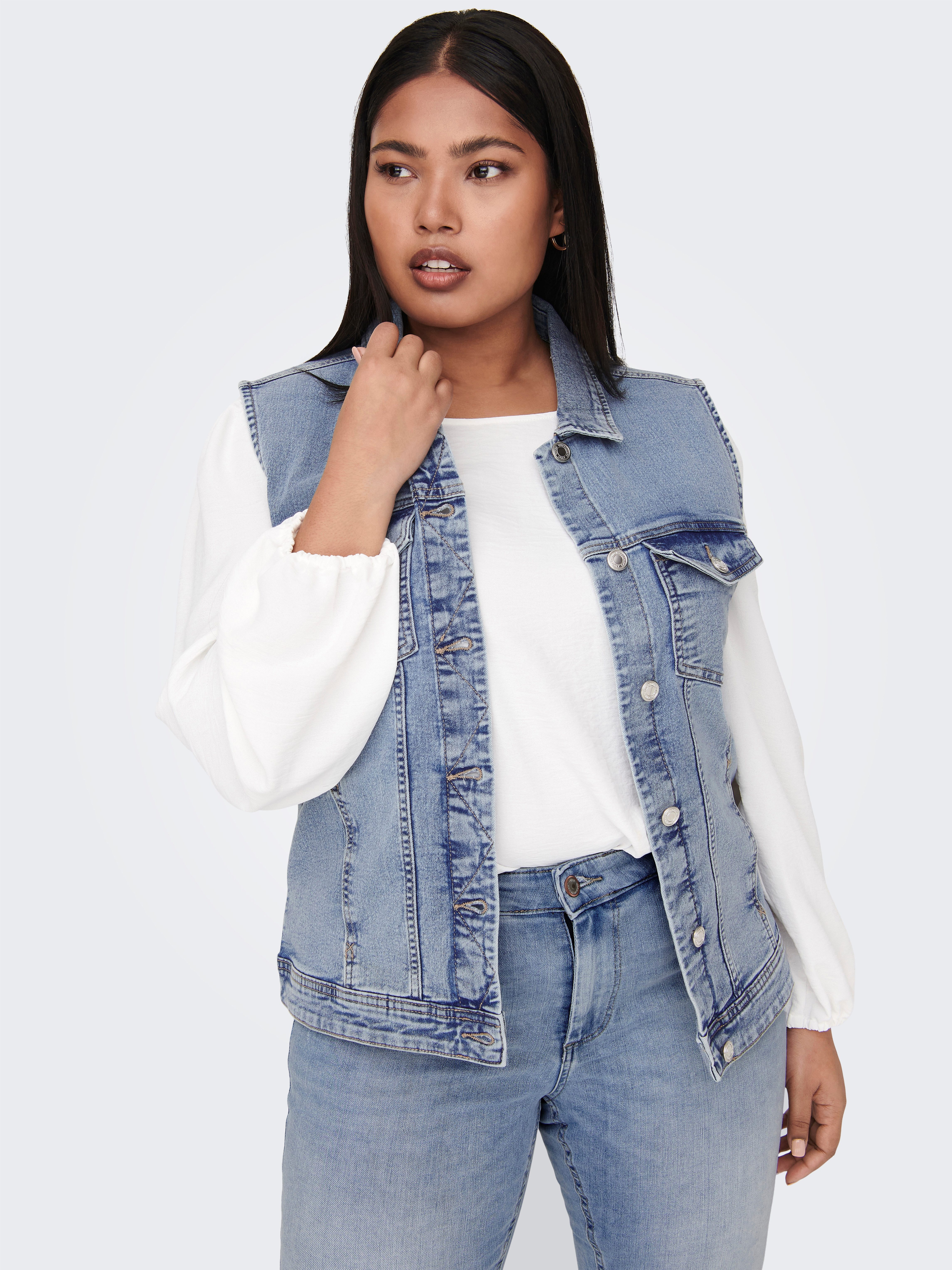 ONLY CARMAKOMA Jeansweste CARWESPA WEST DNM günstig online kaufen