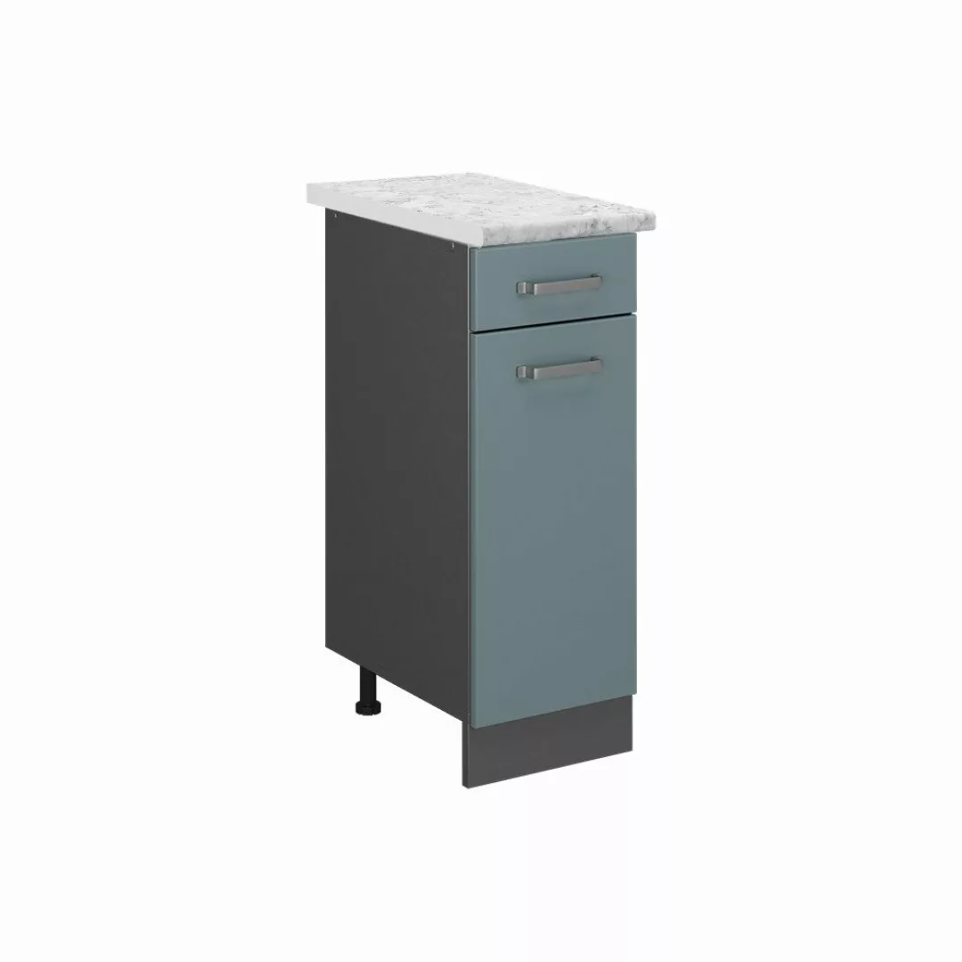 Vicco Unterschrank R-Line, Blau-Grau/Anthrazit, 30 cm günstig online kaufen