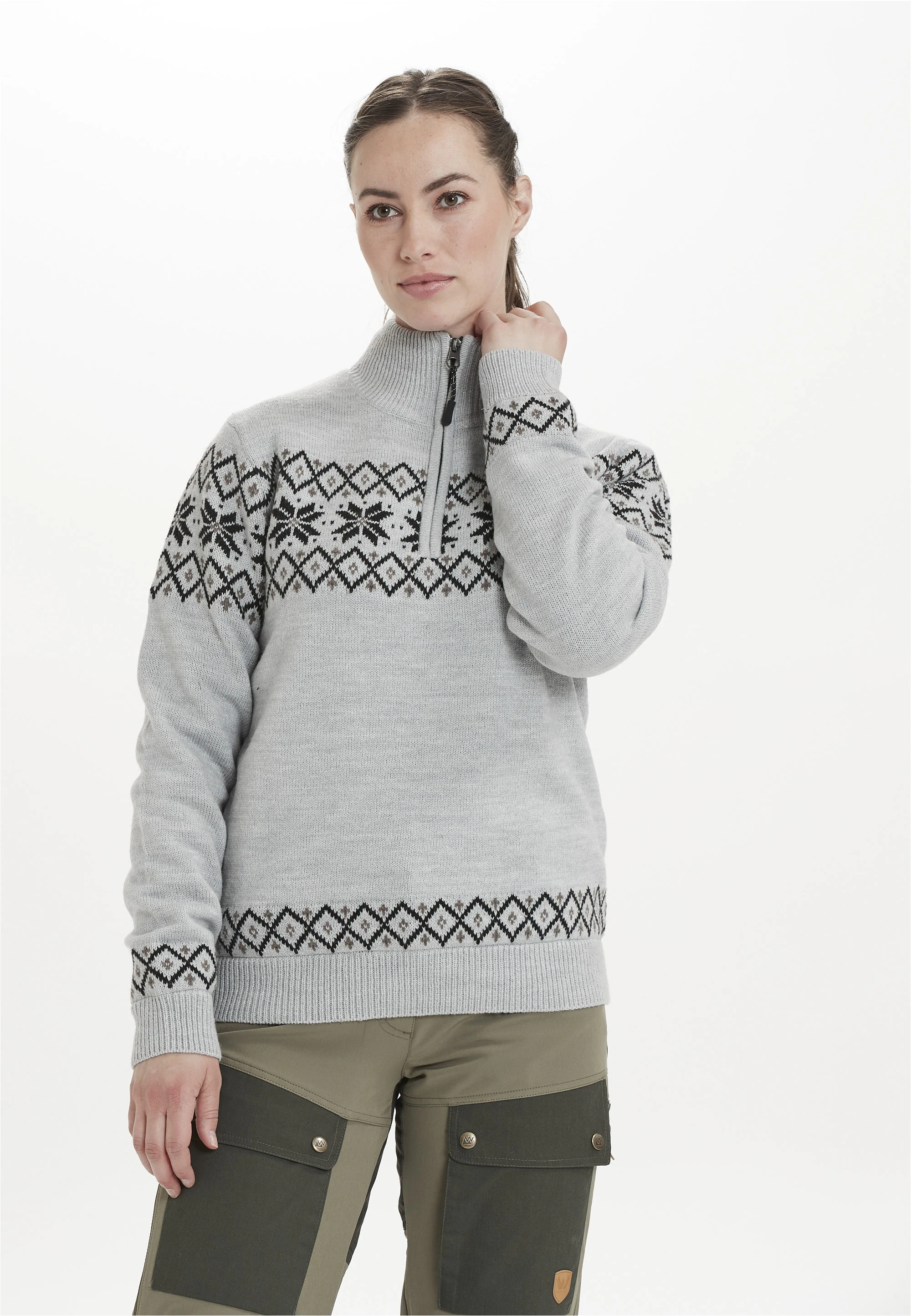 WHISTLER Strickpullover "Payton", mit elegantem Norweger-Muster günstig online kaufen