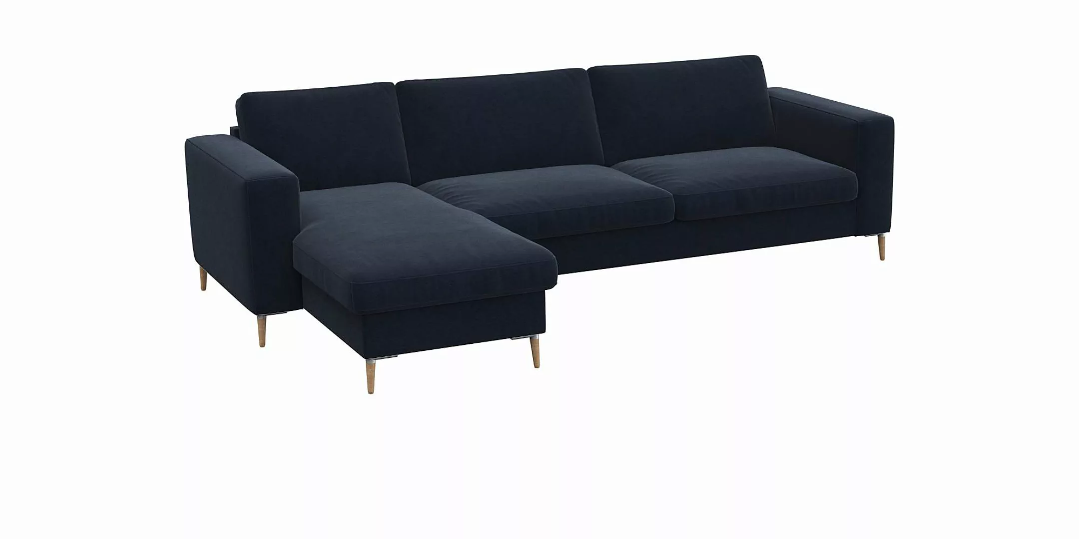 FLEXLUX Ecksofa "Fiore, super Sitzkomfort durch Kaltschaum im Sitz, L-Form" günstig online kaufen