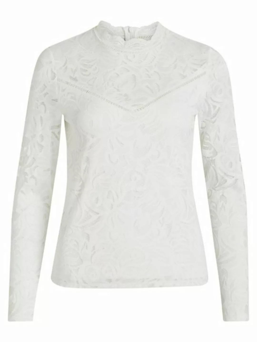 Vila Stasia Langarm-t-shirt Aus Spitze XL Cloud Dancer günstig online kaufen