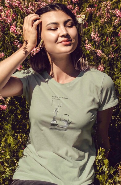 Artdesign - Biofair - Softes Und Weiches Shirt / Tea Ceremony günstig online kaufen