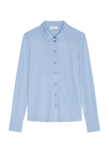 Marc O'Polo Shirtbluse Jersey blouse, long sleeve, collar günstig online kaufen