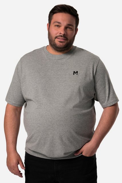 Men Plus T-Shirt Men+ T-Shirt Halbarm Bauchfit Basic Rundhals günstig online kaufen