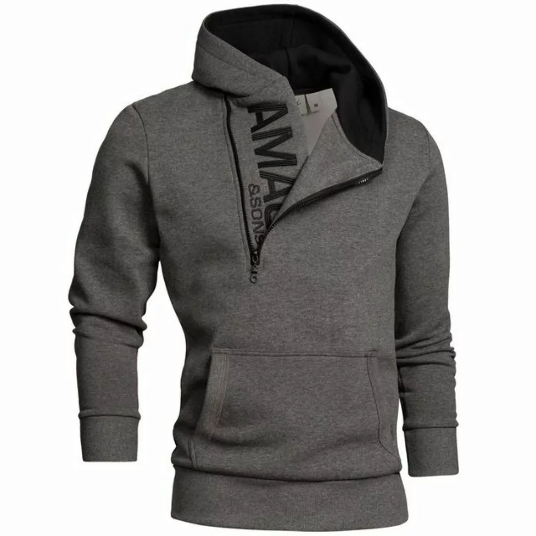 Amaci&Sons Kapuzenpullover HUNTSVILLE Kapuzenpullover Herren Zipper Pullove günstig online kaufen