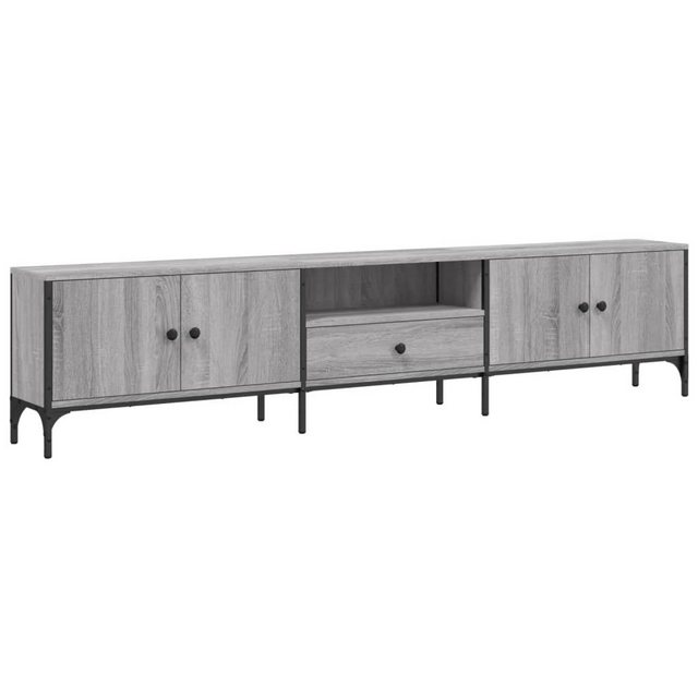 vidaXL TV-Schrank TV-Schrank mit Schublade Grau Sonoma 200x25x44 cm Holzwer günstig online kaufen