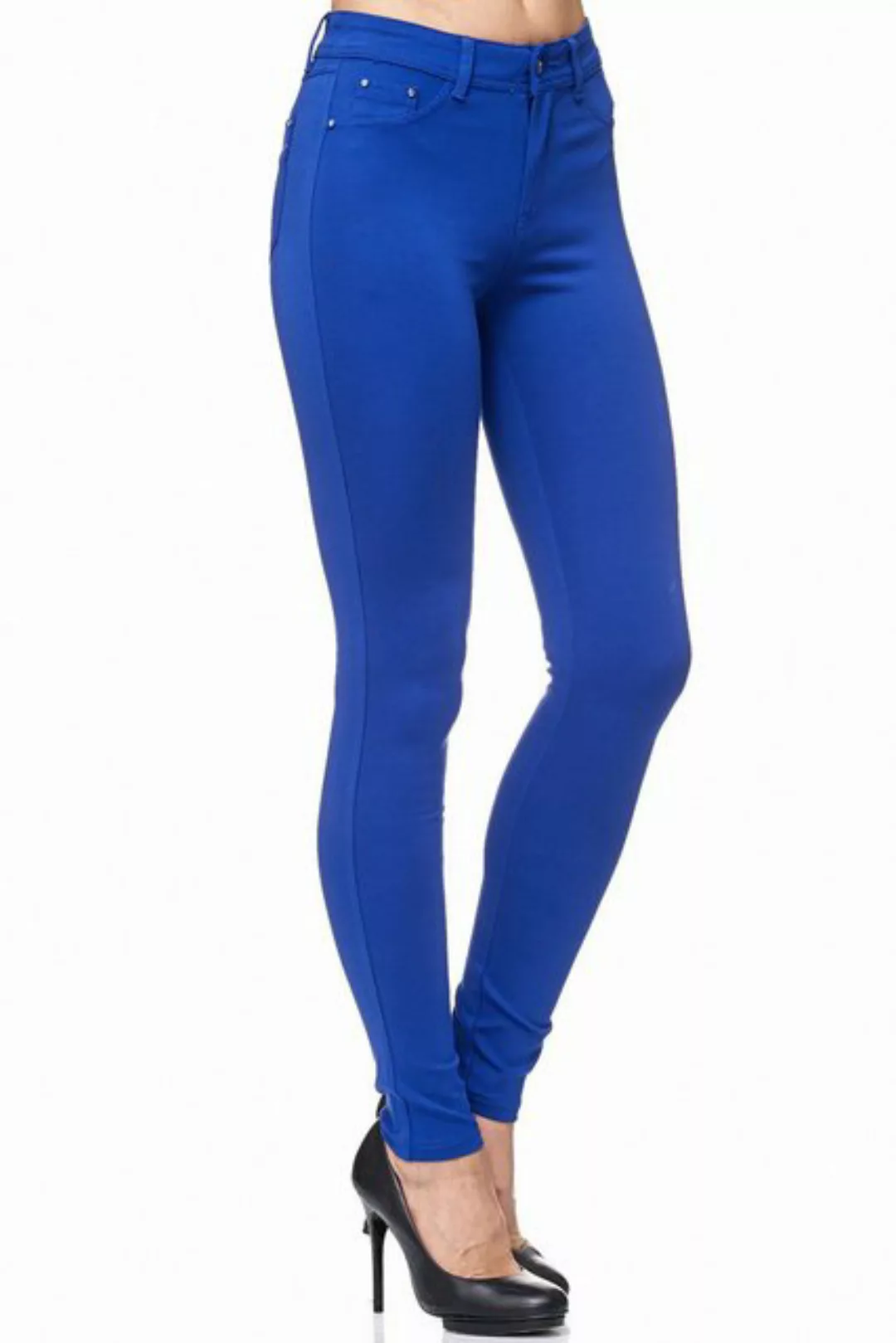 Elara Skinny-fit-Jeans Elara Damen Stretch Hose Skinny Fit Jegging (1-tlg) günstig online kaufen