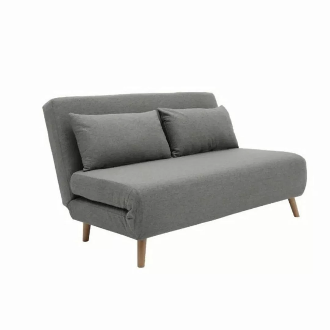 Happy Home Sofa Klappbares 2-Sitzer-Bettsofa mit verstellbarer Rückenlehne günstig online kaufen