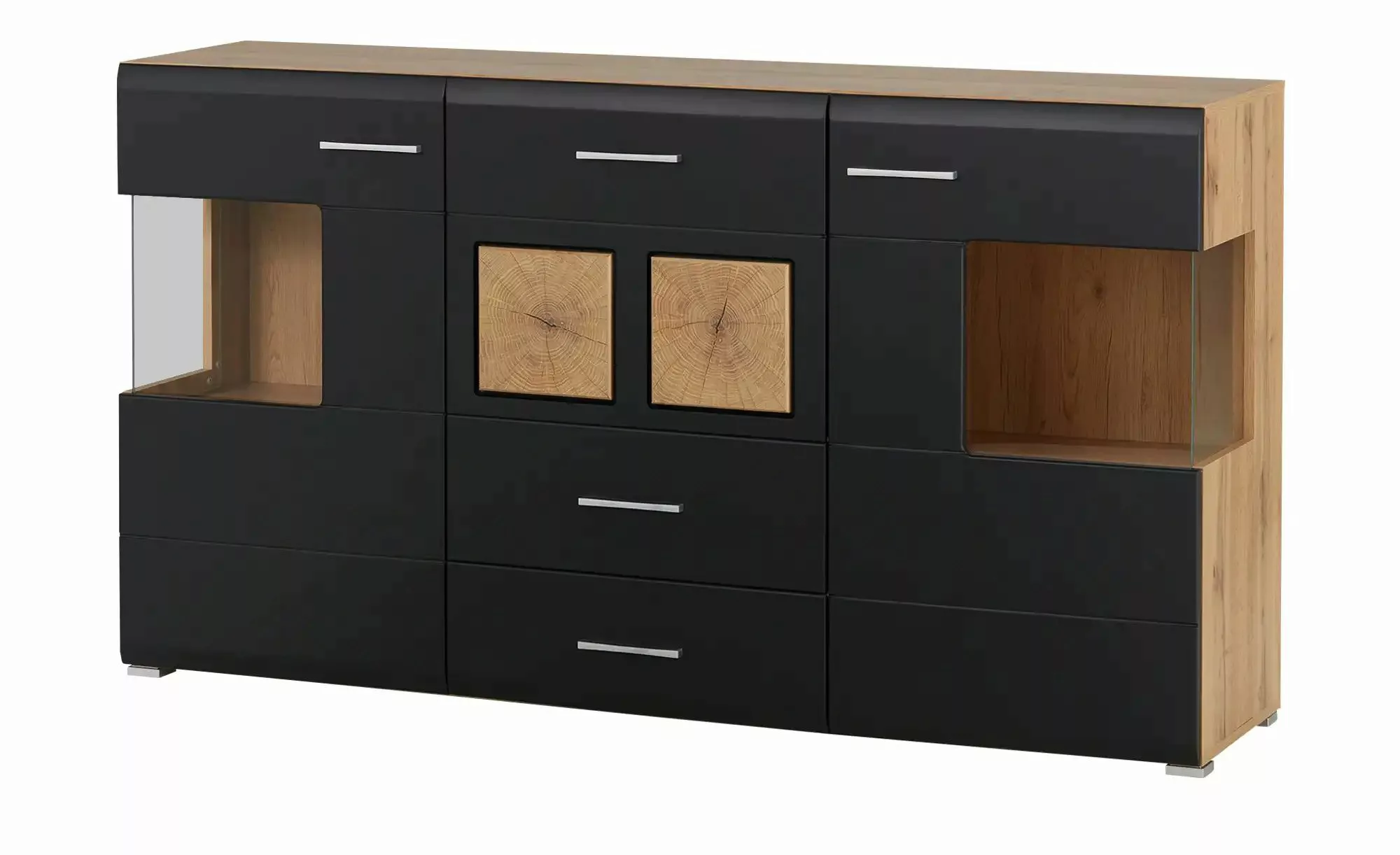 Sideboard  Cortina ¦ schwarz ¦ Maße (cm): B: 170 H: 94 T: 42.0 Kommoden & S günstig online kaufen