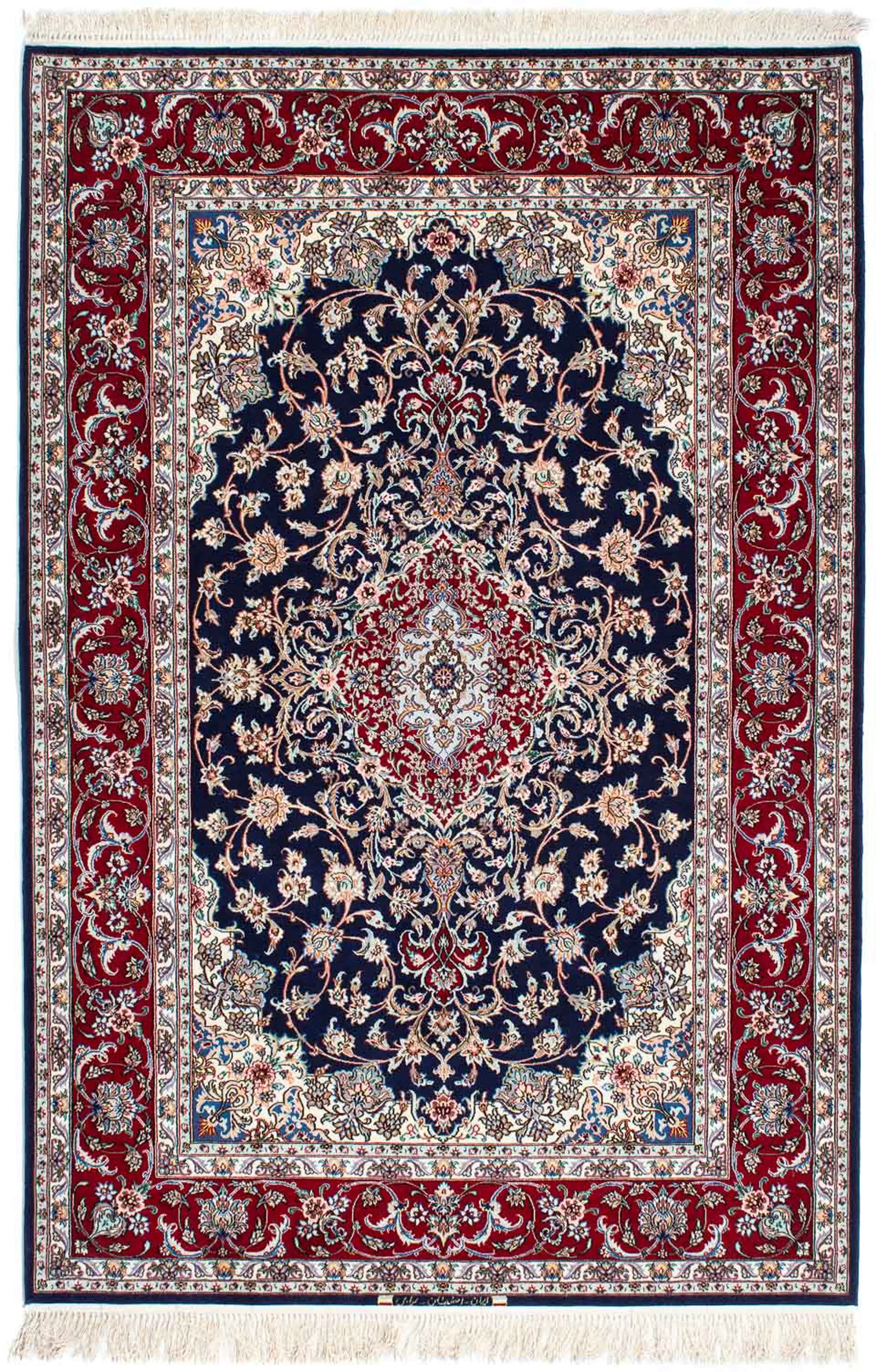 morgenland Orientteppich »Perser - Isfahan - Premium - 200 x 130 cm - dunke günstig online kaufen