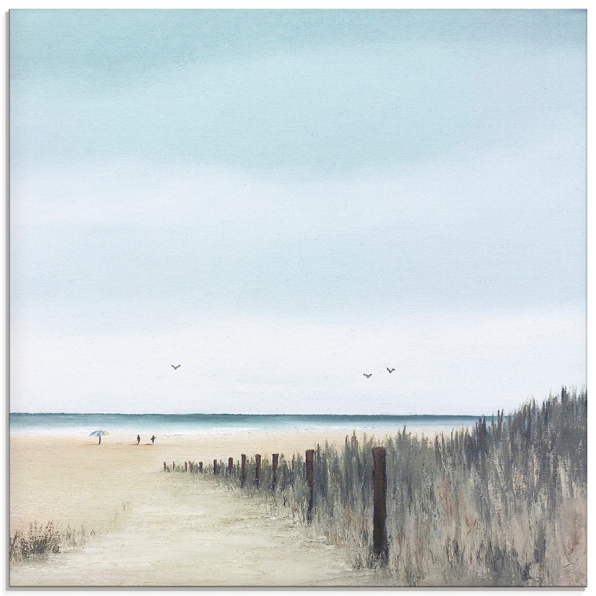 Artland Glasbild "Sonniger Morgen I", Strand, (1 St.), in verschiedenen Grö günstig online kaufen