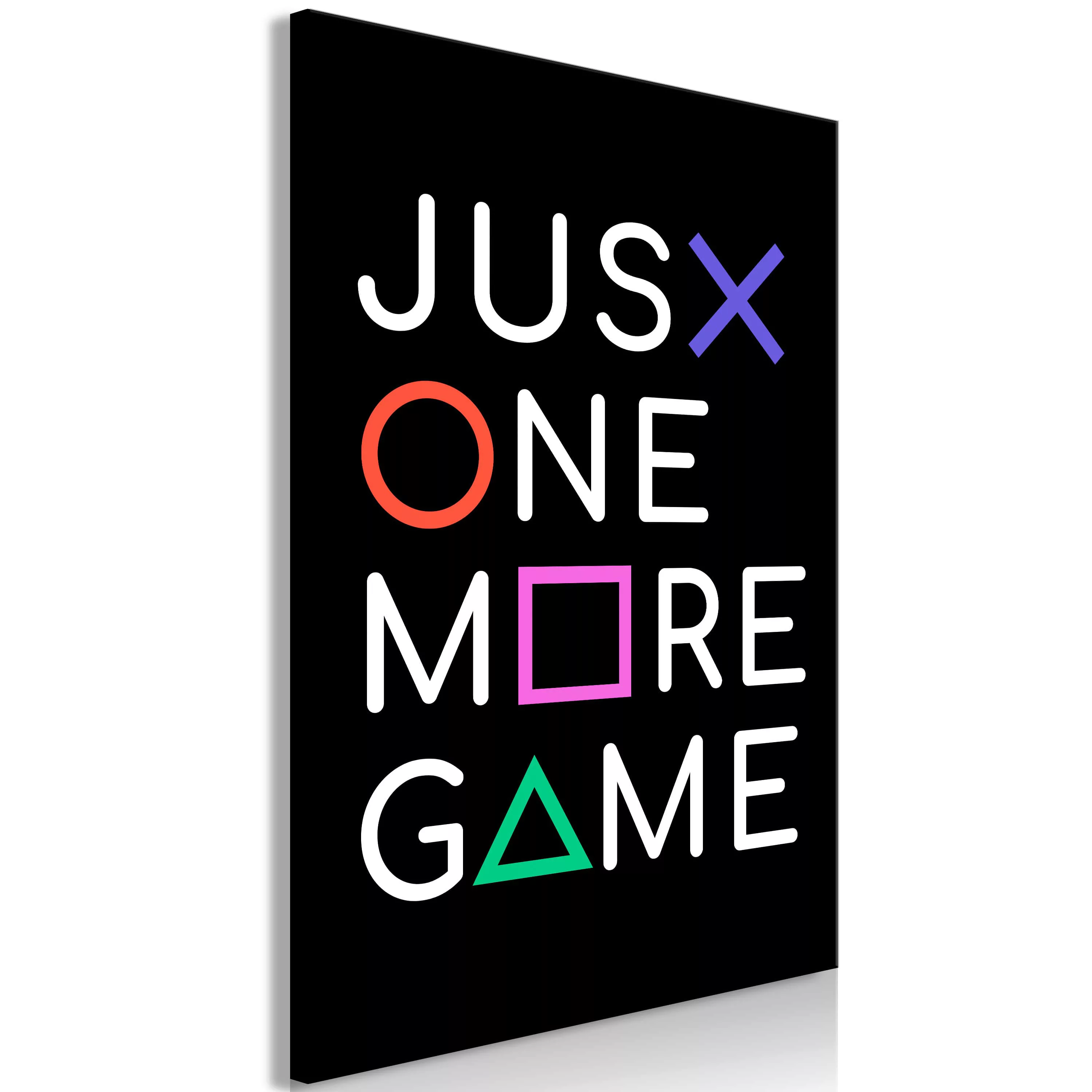 Wandbild - Just One More Game (1 Part) Vertical günstig online kaufen