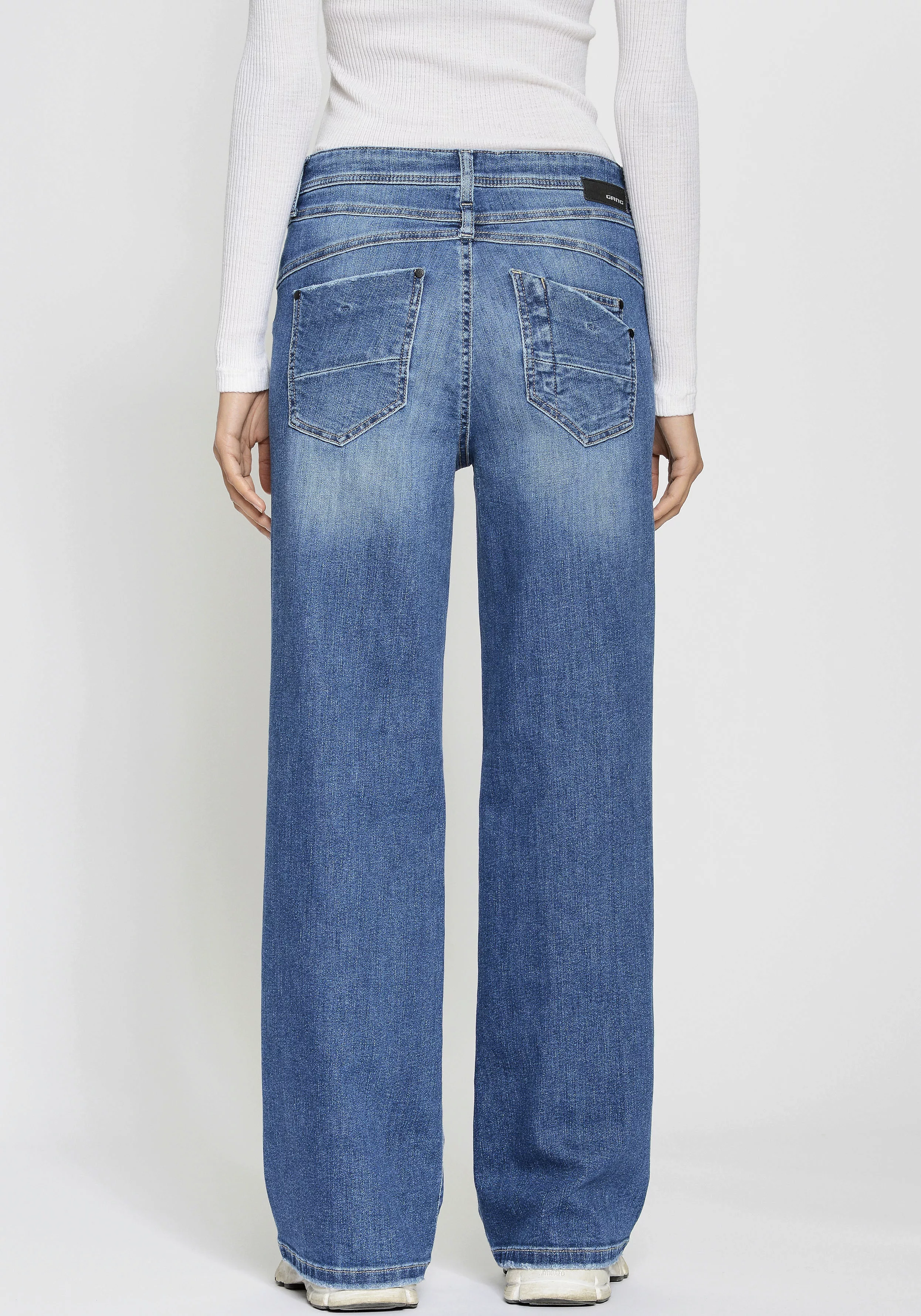 GANG Regular-fit-Jeans Amelie (1-tlg) Plain/ohne Details günstig online kaufen