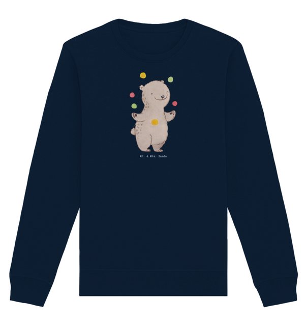 Mr. & Mrs. Panda Longpullover Größe S Bär Jonglieren - French Navy - Gesche günstig online kaufen