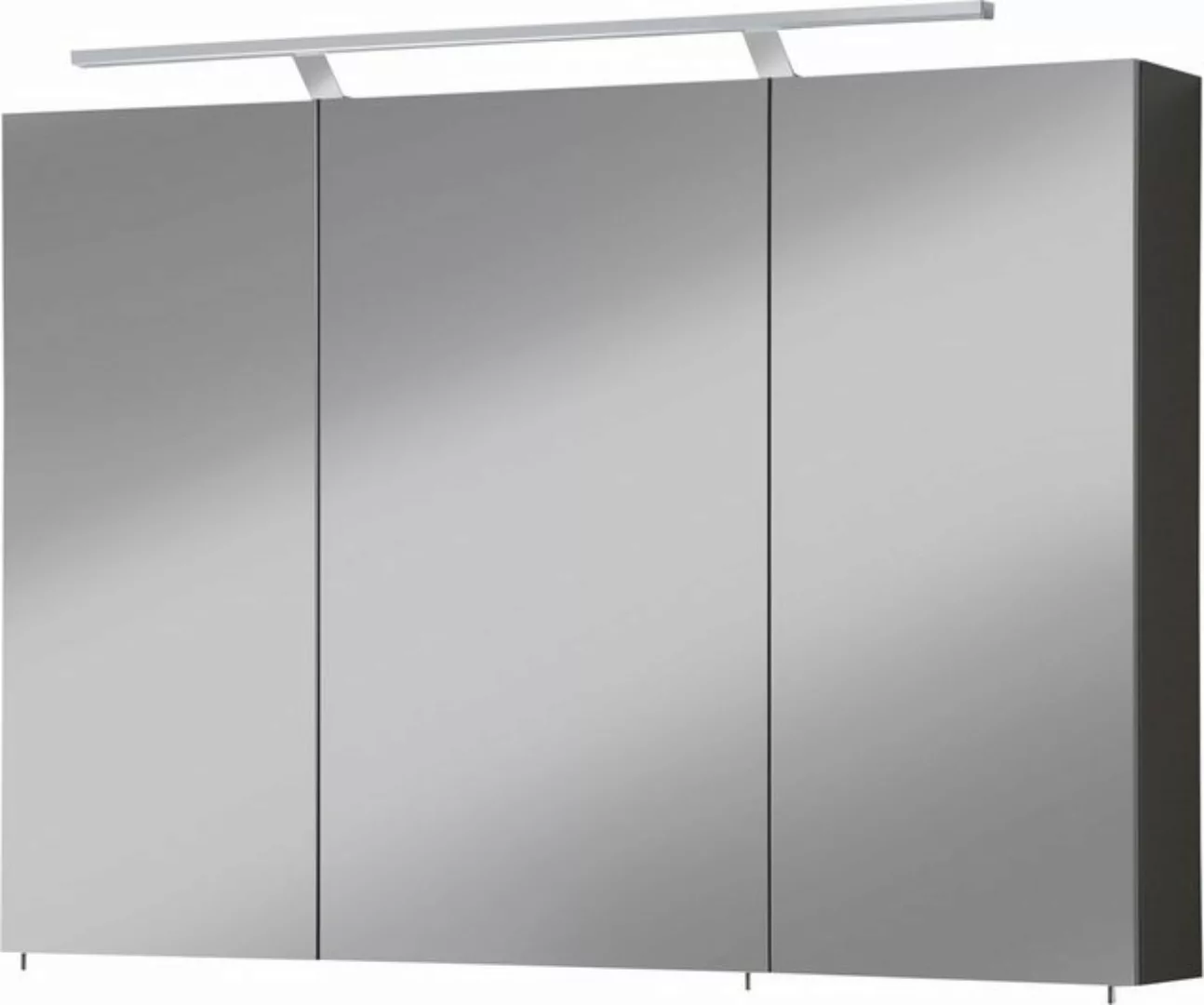 welltime Spiegelschrank Torino Breite 100 cm, 3-türig, LED-Beleuchtung, Sch günstig online kaufen