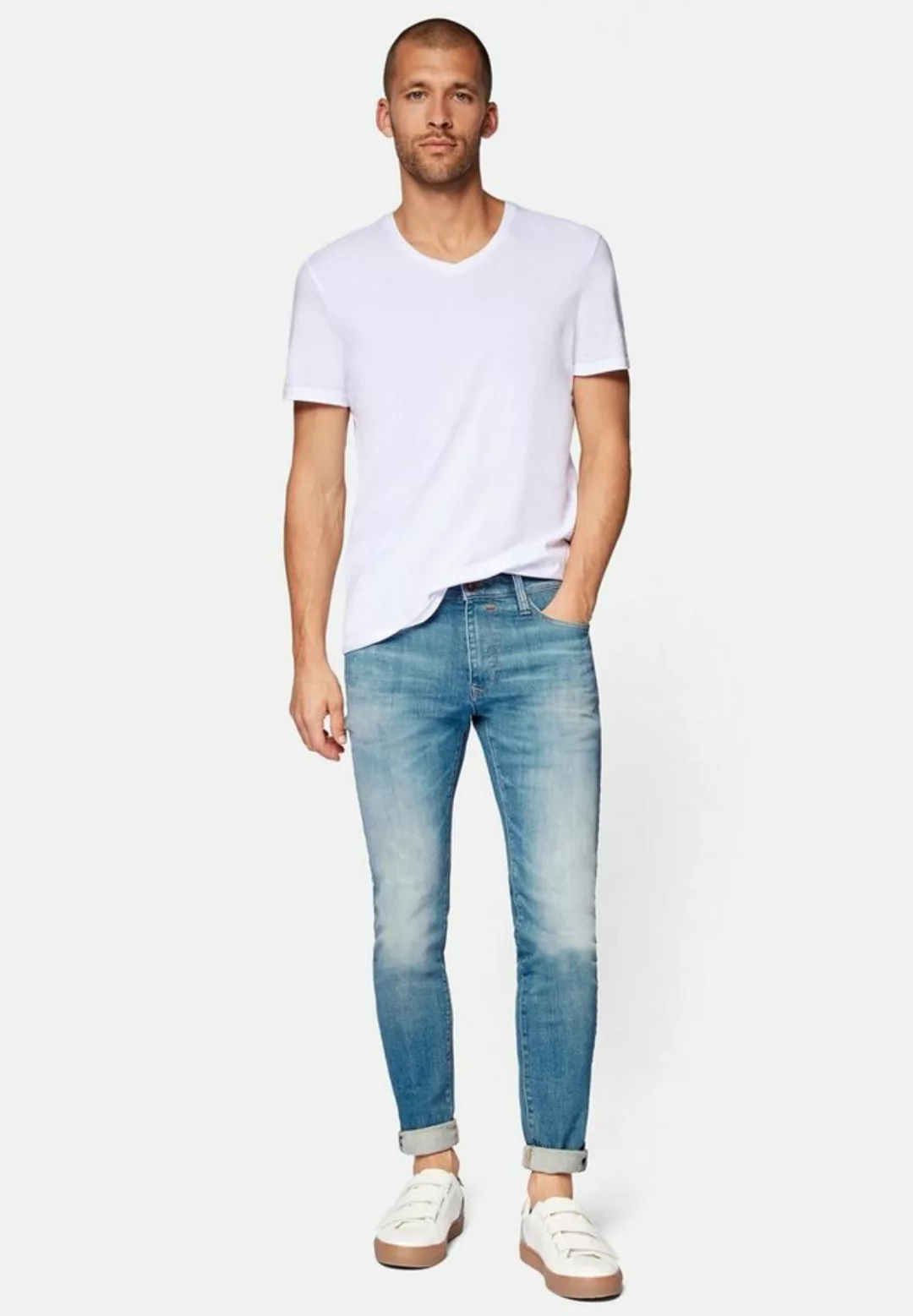 Mavi Slim-fit-Jeans Skinny Fit Basic Jeans Denim Pants JAMES (1-tlg) 4156 i günstig online kaufen