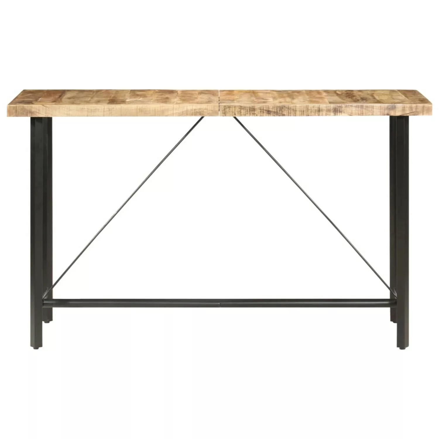 Bartisch 180x70x107 Cm Raues Mangoholz günstig online kaufen