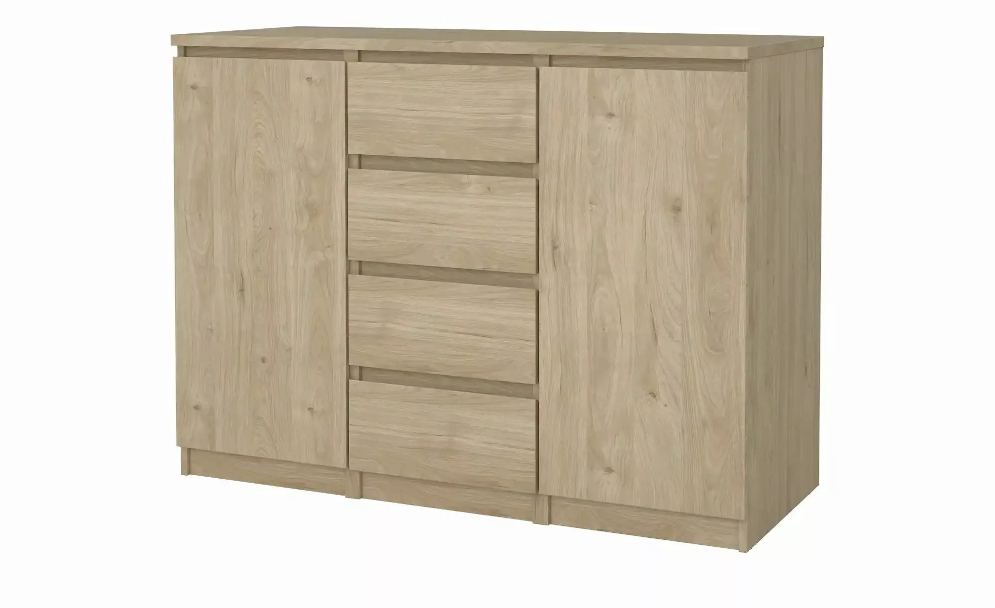 Sideboard  Nardo ¦ holzfarben ¦ Maße (cm): B: 120,8 H: 90,7 T: 50.0 Kommode günstig online kaufen