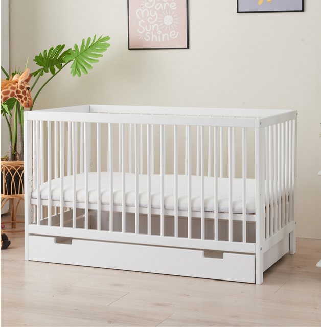 Alavya Home® Babybett TOBI I Das Beste für Kleine Babys I 9-fach höhenverst günstig online kaufen