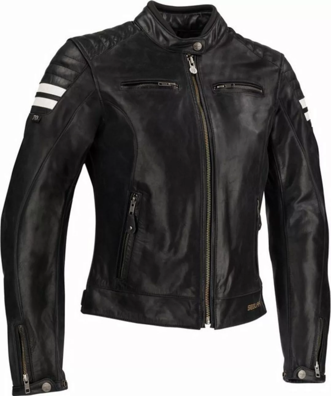 Segura Motorradjacke Stripe Damen Motorrad Lederjacke günstig online kaufen