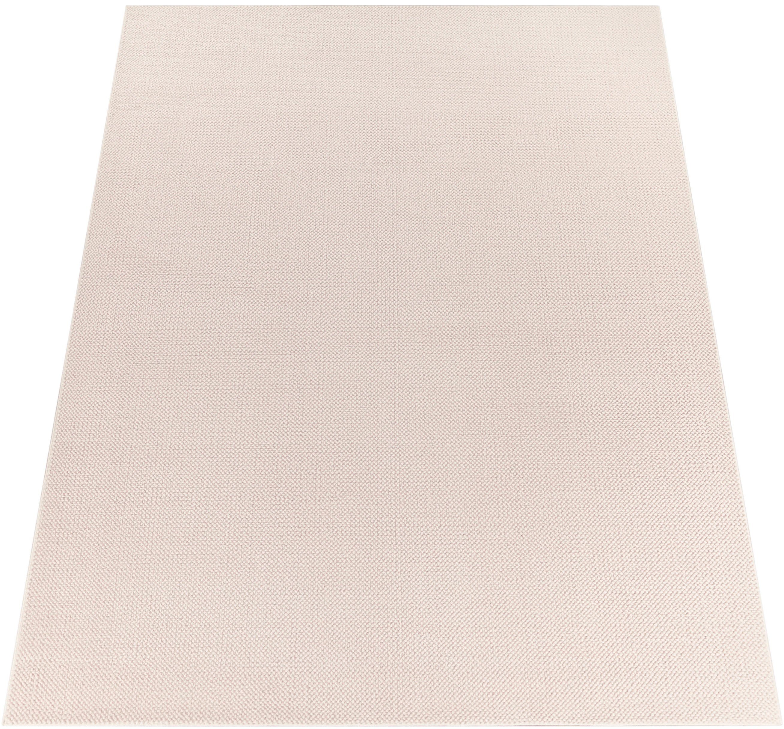 Paco Home Teppich »Sevilla 521«, rechteckig, 16 mm Höhe, Kurzflor, Uni Farb günstig online kaufen