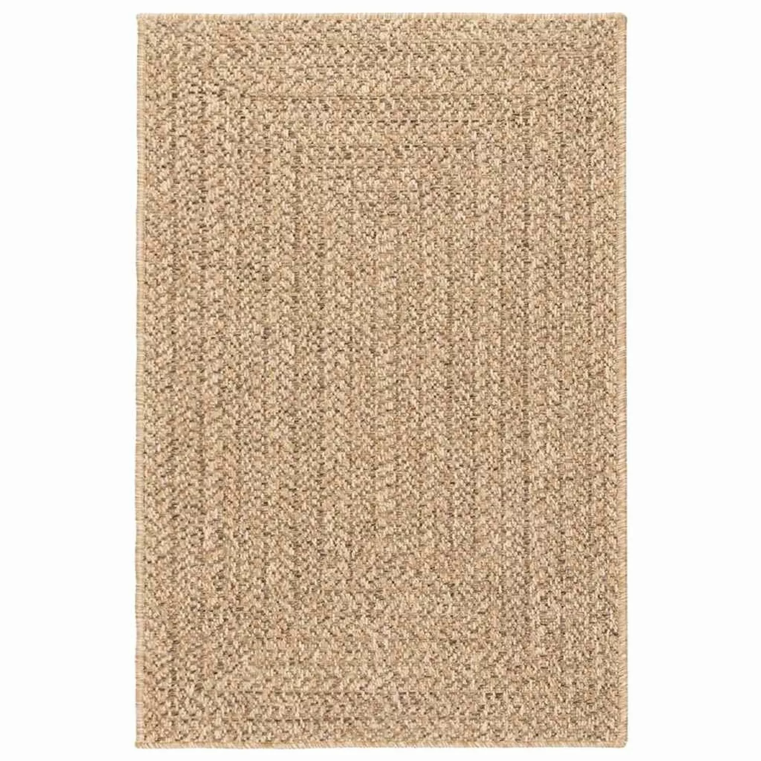 vidaXL Teppich Zizur Beige 140x200 Cm Juteoptik Indoor Und Outdoor 2232146 günstig online kaufen