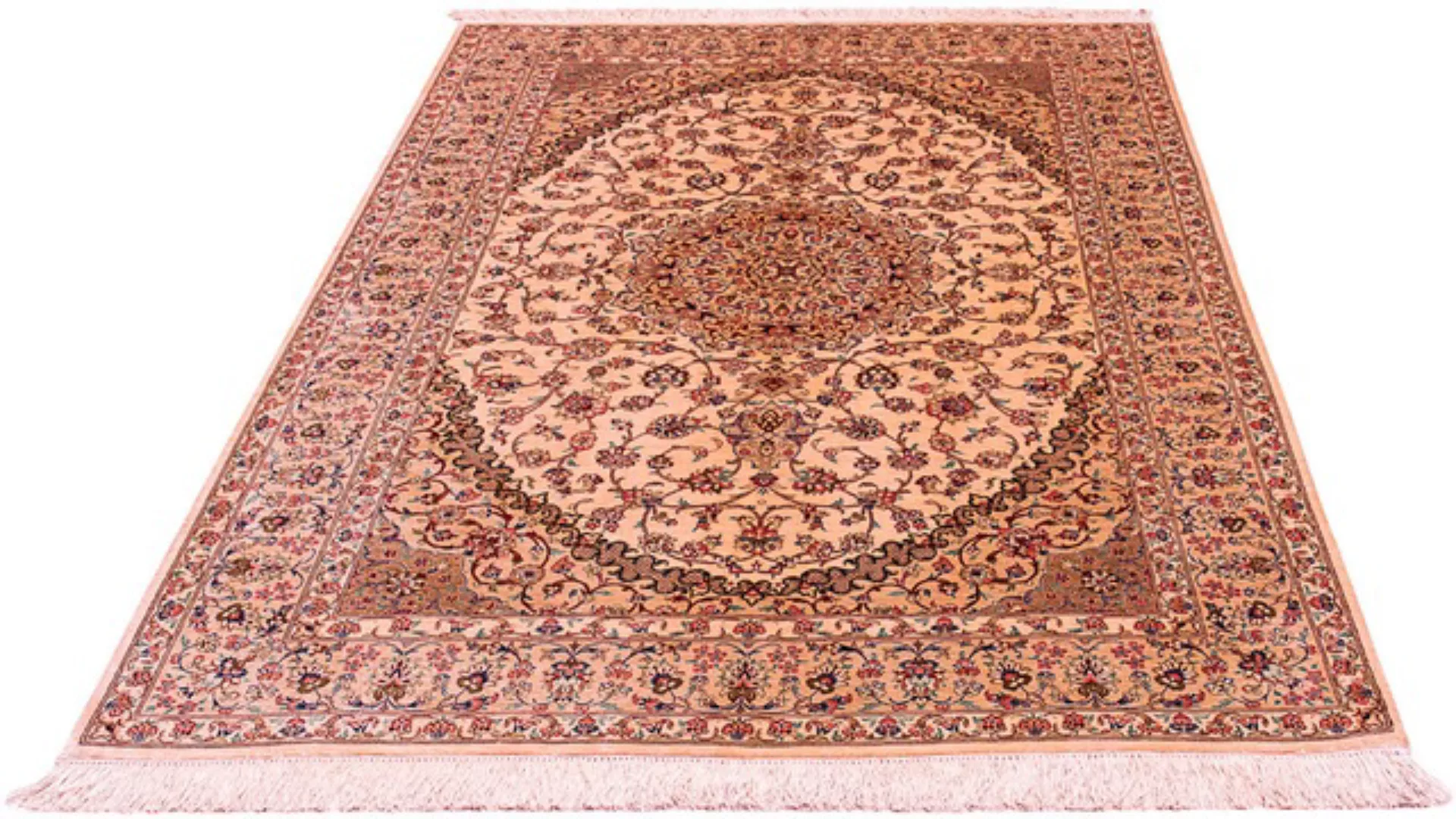 morgenland Orientteppich »Perser - Ghom - 195 x 131 cm - beige«, rechteckig günstig online kaufen