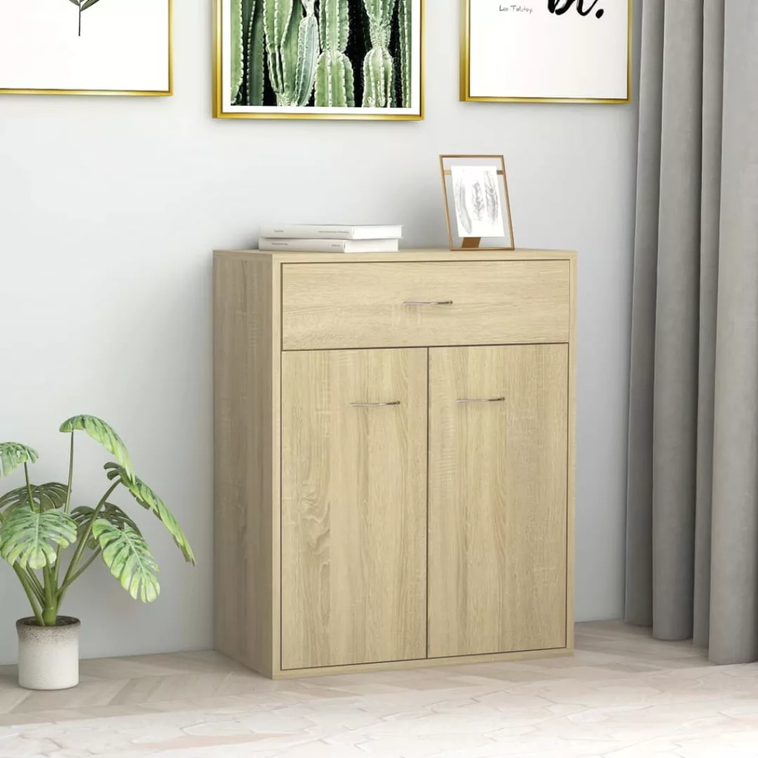 Sideboard Sonoma-eiche 60 X 30 X 75 Cm Spanplatte günstig online kaufen