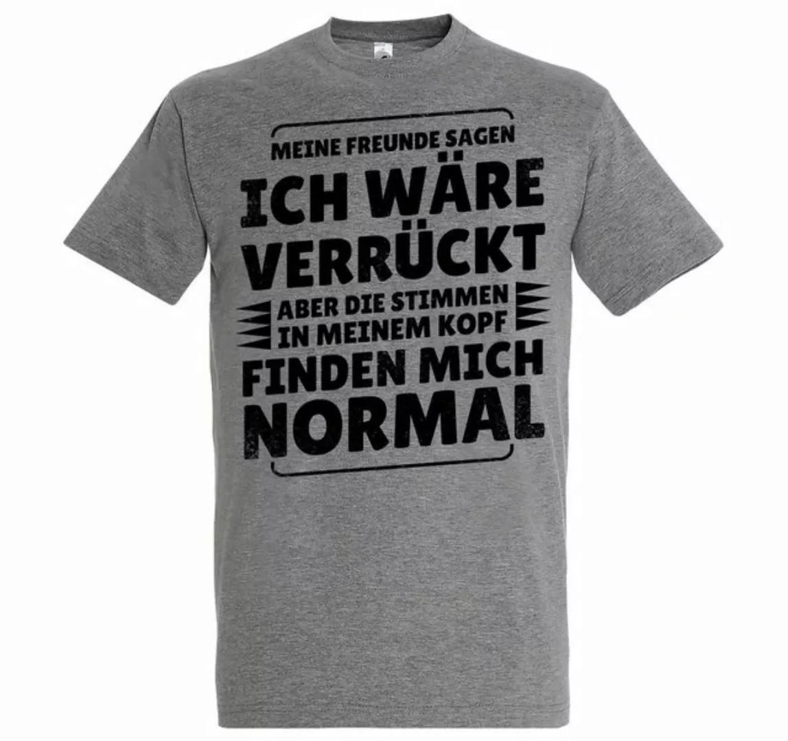 Youth Designz Print-Shirt Verrückt Normal Herren T-Shirt mit lustigen Spruc günstig online kaufen