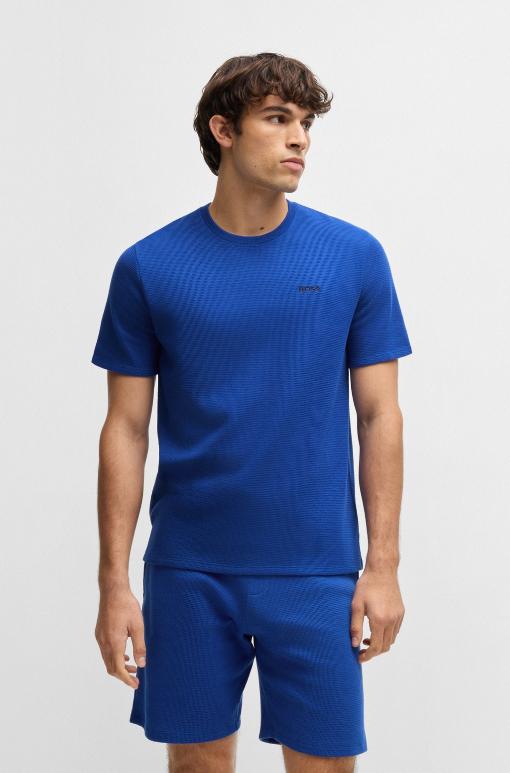 BOSS Pyjamaoberteil "Waffle T-Shirt" günstig online kaufen