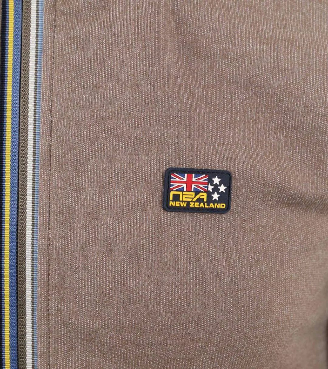 NZA Eyre Strickjacke Melange Khaki - Größe 3XL günstig online kaufen