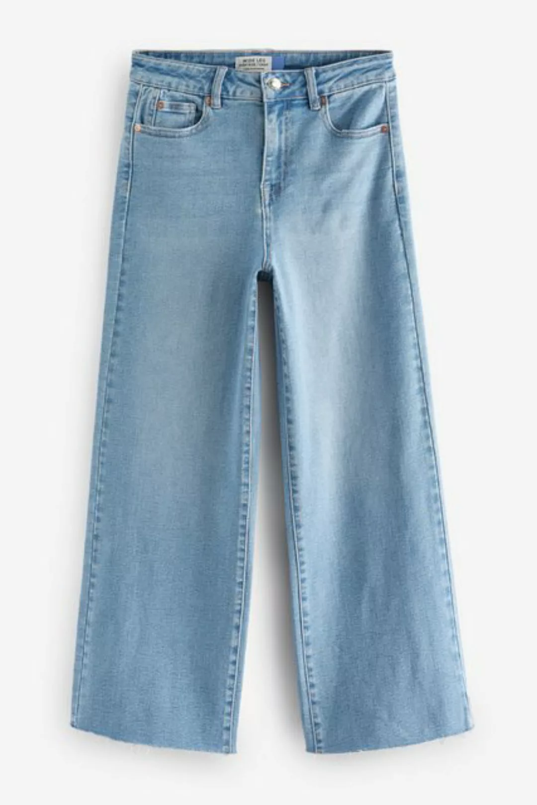 Next Weite Jeans Kurz geschnittene Jeans mit weitem Bein, Petite (1-tlg) günstig online kaufen