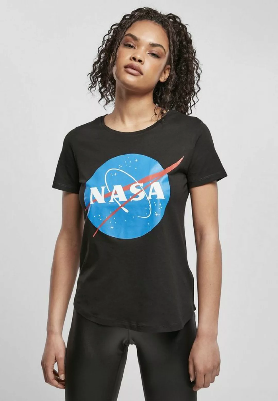 MisterTee Kurzarmshirt MisterTee Damen Ladies NASA Insignia Fit Tee (1-tlg) günstig online kaufen