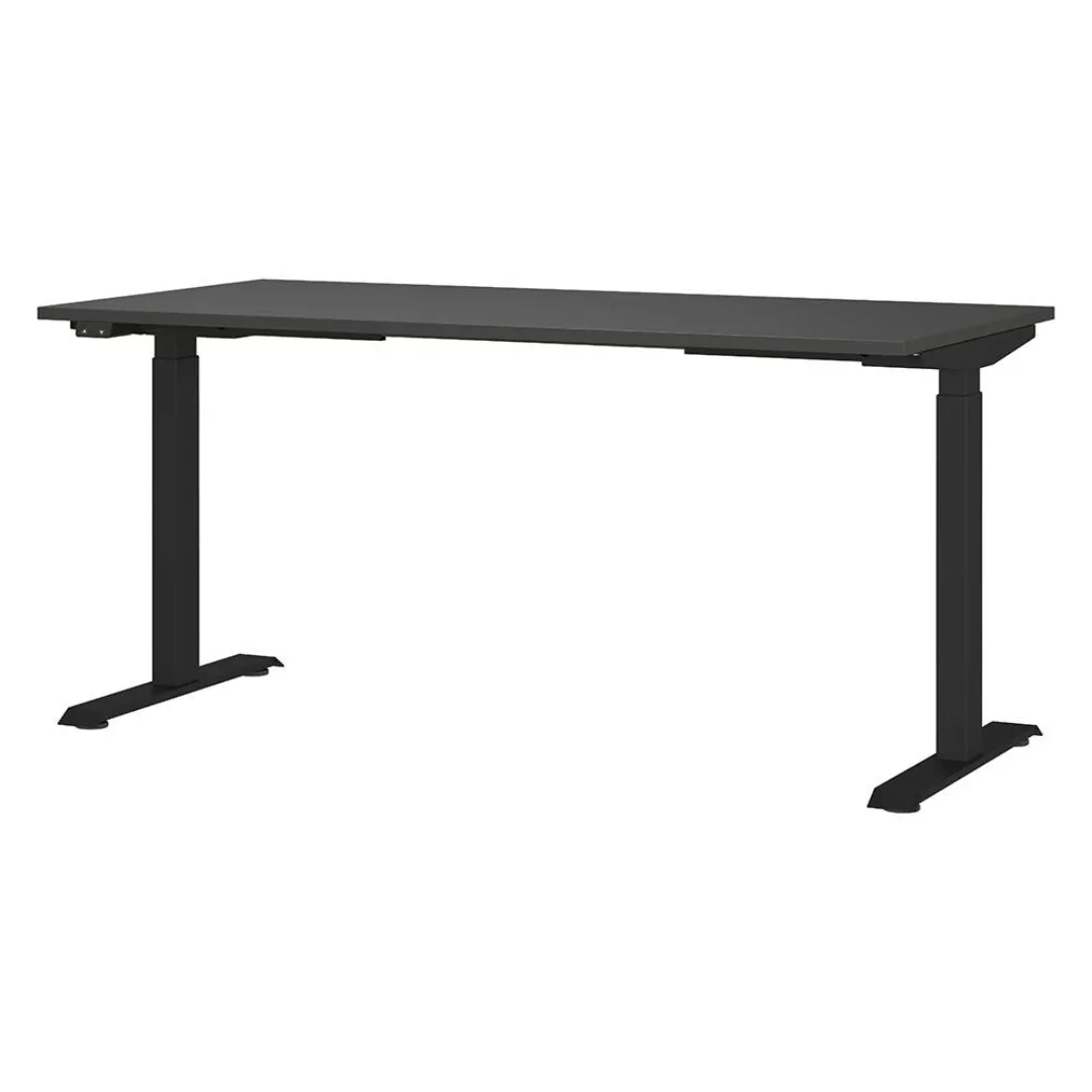 Schreibtisch 160cm, elektrisch höhenverstellbar, graphit, MEMPHIS-01 günstig online kaufen