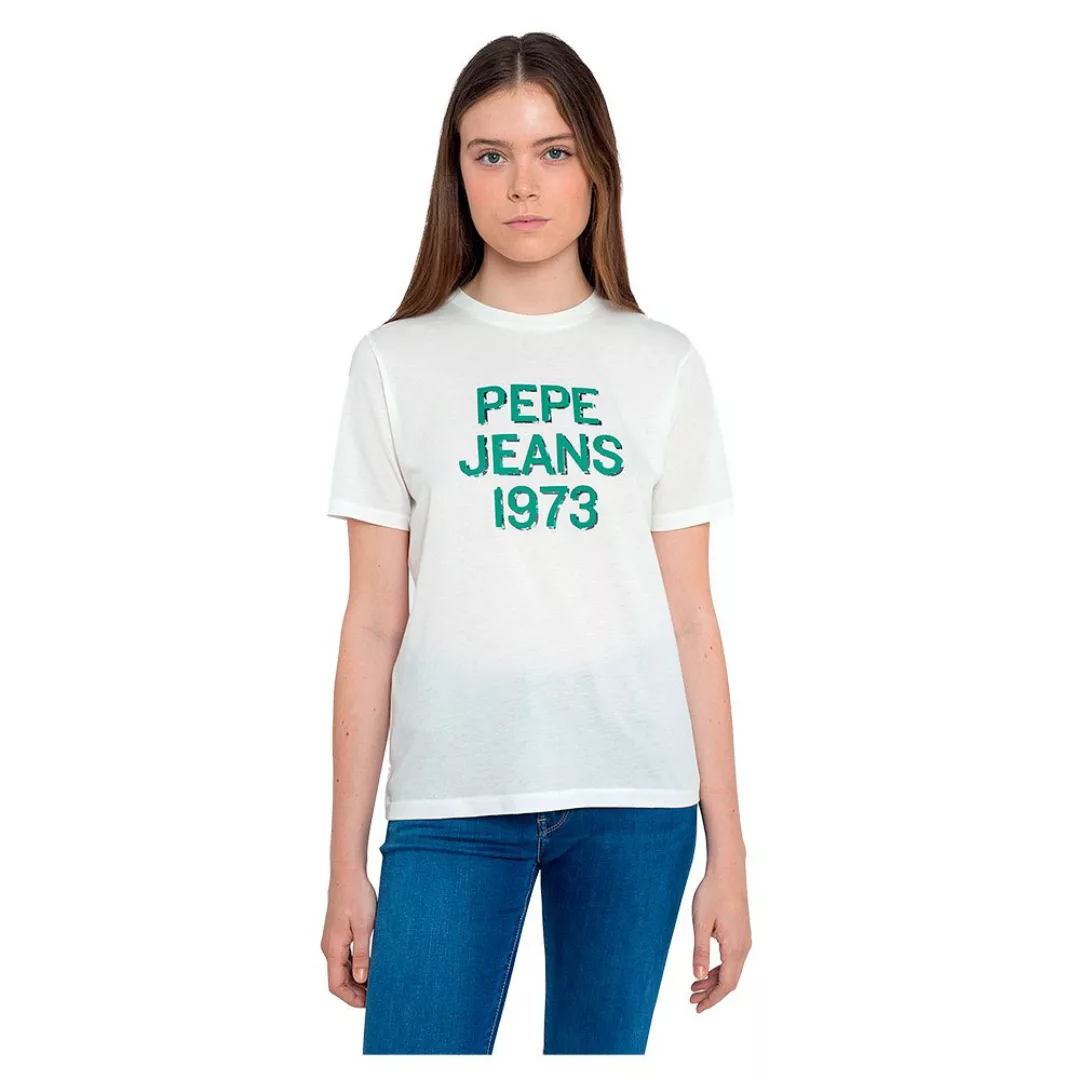 Pepe Jeans Ashley Kurzärmeliges T-shirt L Off White günstig online kaufen