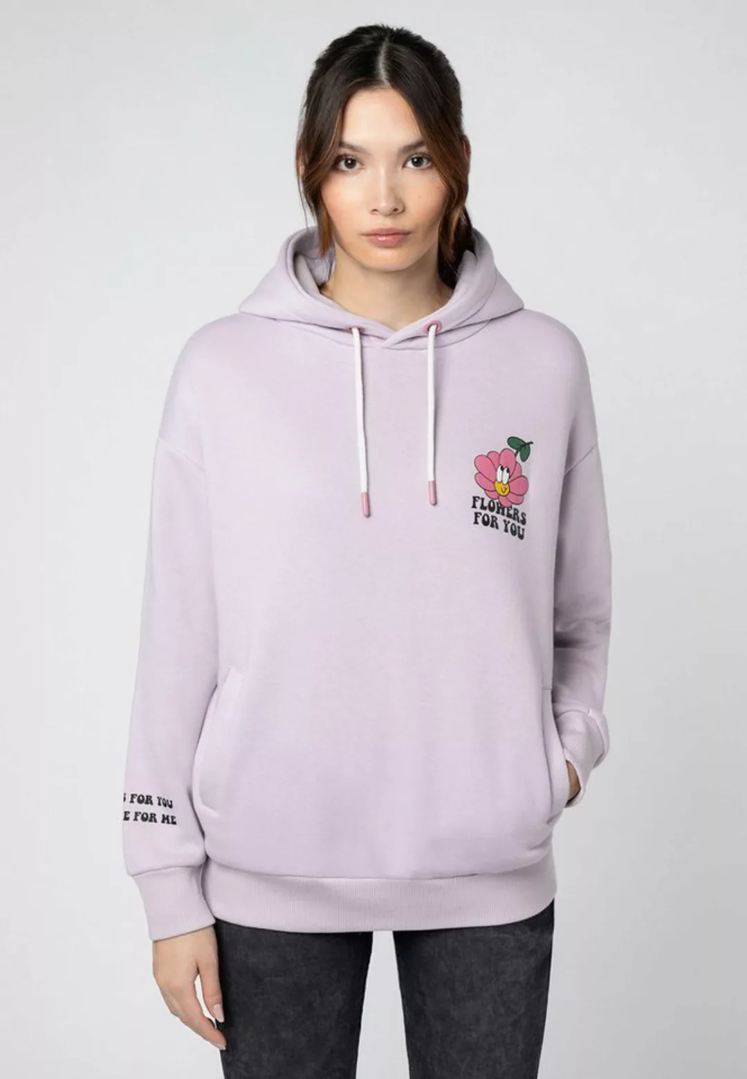 SUBLEVEL Kapuzenpullover Hoodie Backprint günstig online kaufen