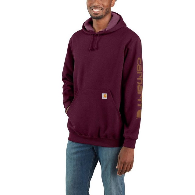 Carhartt Kapuzenpullover Carhartt SLEEVE LOGO HOODED SWEATSHIRT K288 (1-tlg günstig online kaufen