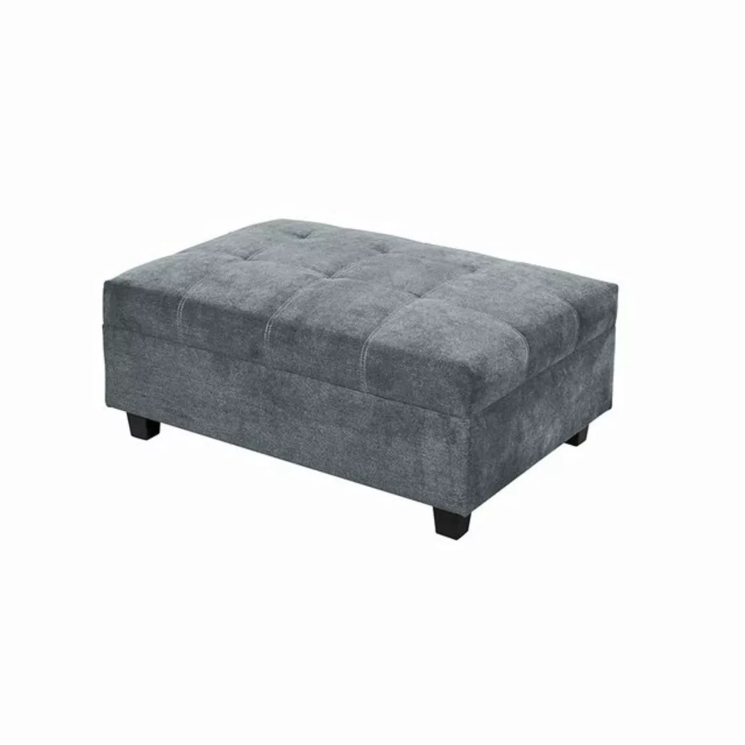 Lomadox Ecksofa LEICESTER-09, anthrazit 248x87x176 cm günstig online kaufen