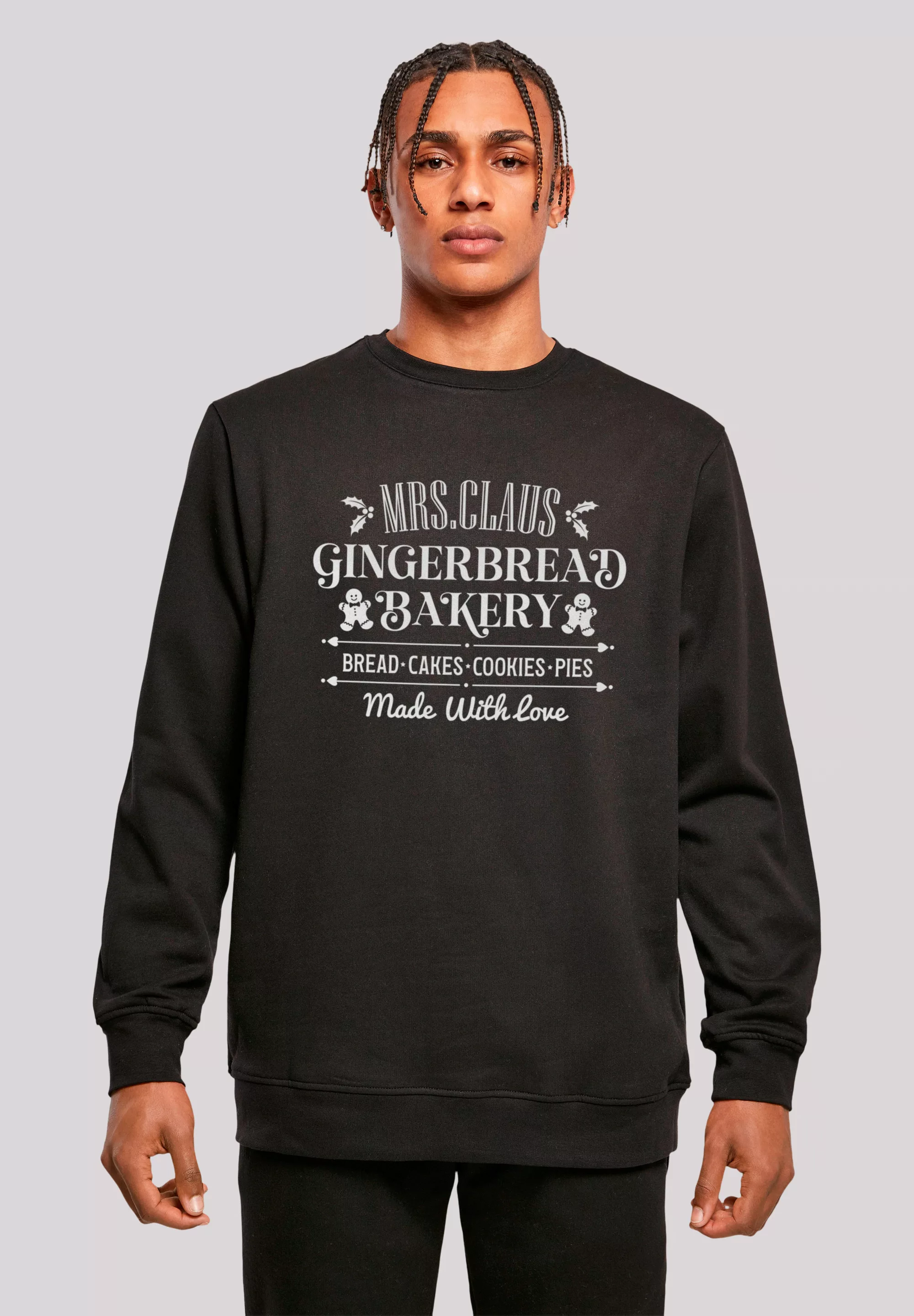 F4NT4STIC Sweatshirt "Santas Gingerbread Bakery Retro Weihnachten", Premium günstig online kaufen