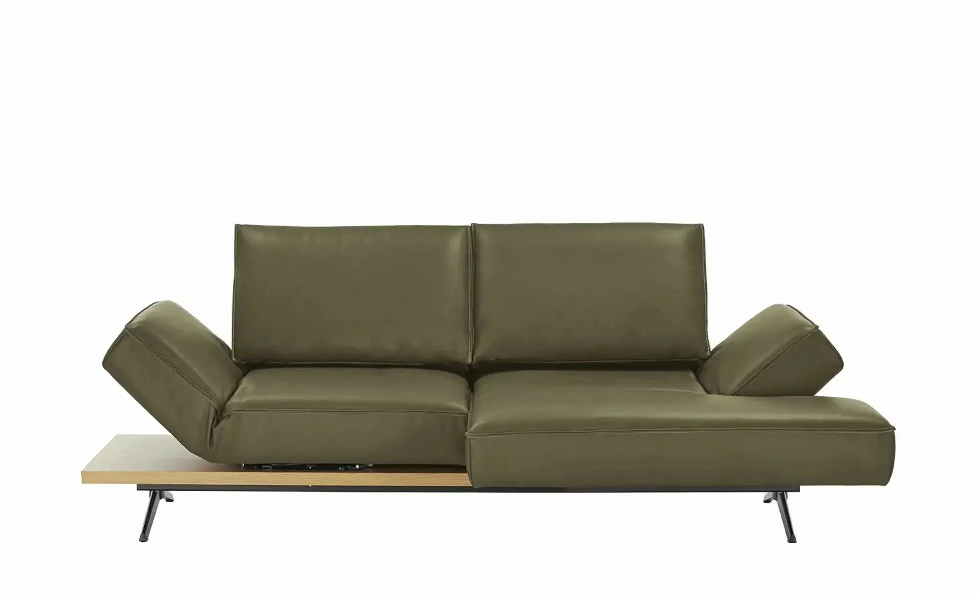 KOINOR Ecksofa Echtleder Phoenix ¦ grün ¦ Maße (cm): B: 240 H: 116 T: 132.0 günstig online kaufen